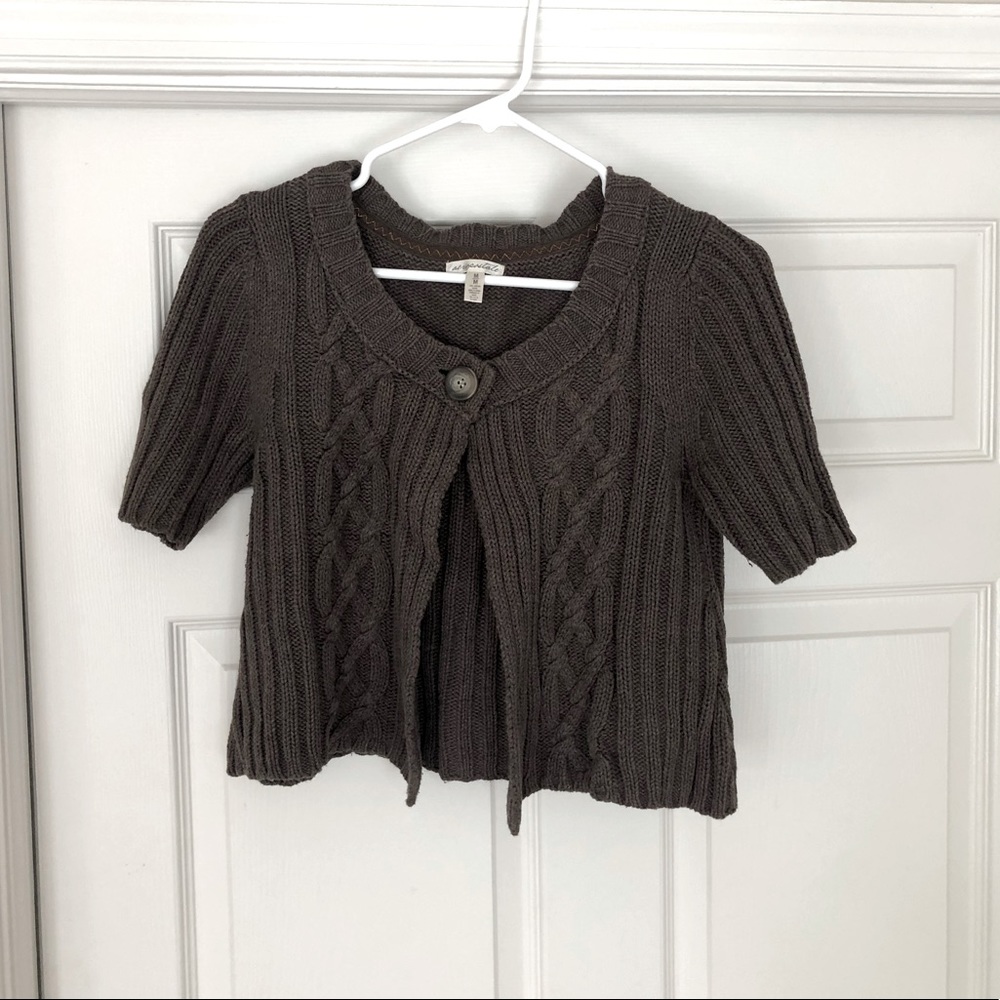 Aeropostale sweater size M dark brown